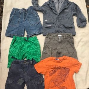 Boys 3-4T Lot Hoodie, Shorts, Swim Shorts, Tee